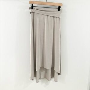 Marc Bouwer High Low Knit Skirt Gray Size XS